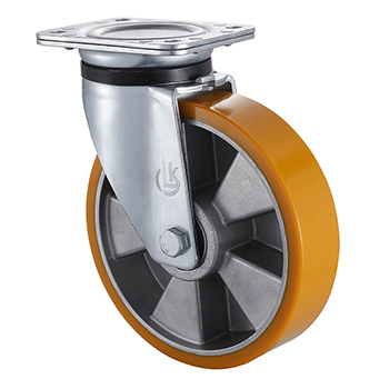 Swivel Castor 125mm Load 450kg Casting Polyurethane wheels