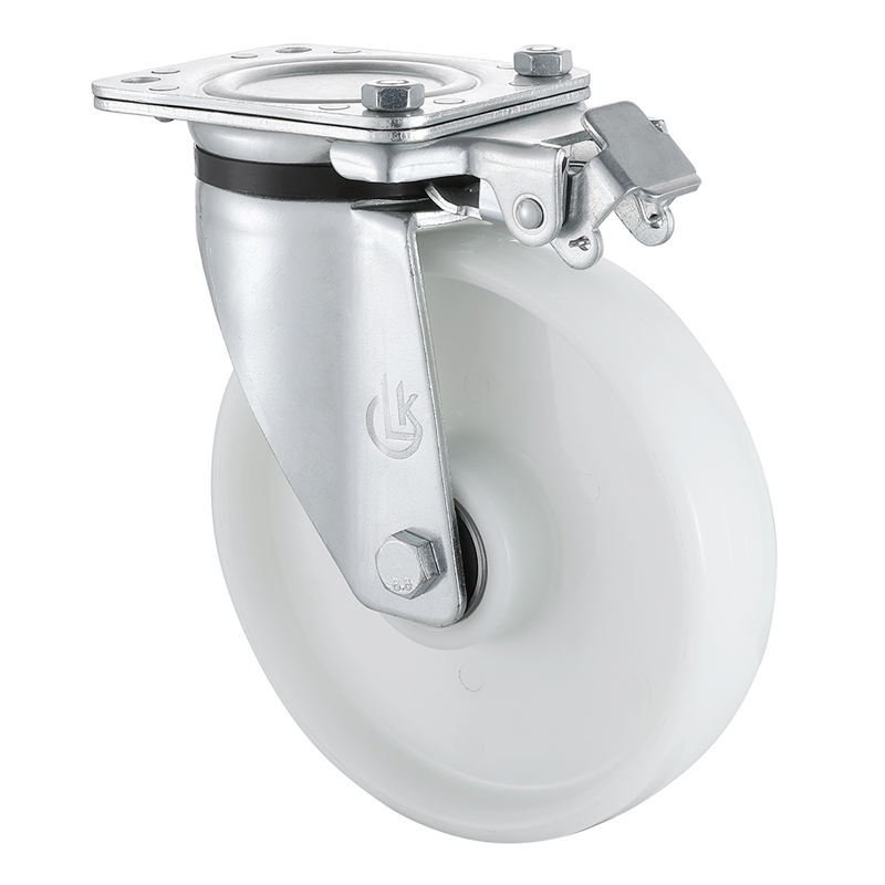 Heavy Duty Swivel Casters with Directional Locking 160mm Load 800kg Polyamide Wheel Price