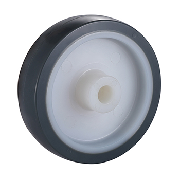 L&K 80mm Grey Thermoplastic Polyurethane Wheels Load 120kg for Warehouse Platform Trucks