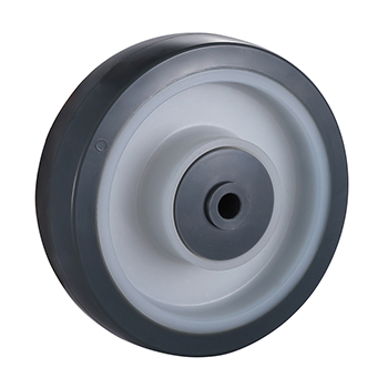 LK 150mm Grey Thermoplastic Polyurethane Wheels Load 300kg for Roll Containers  Cages