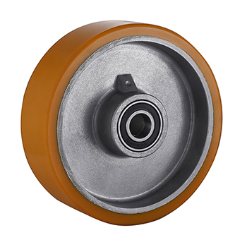 LK 150mm Yellow Polyurethane Wheels Load 800kg Wholesale