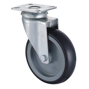 Institutional 360°c Rotation Grey Thermoplastic Rubber Castors ( Fast Deliver & in Stock )