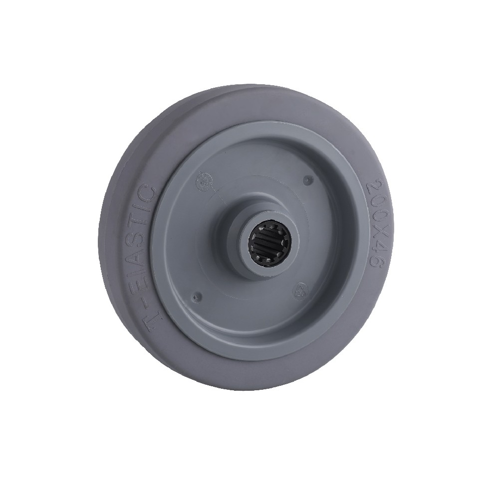 EA Grey Elastic Rubber  Wheels