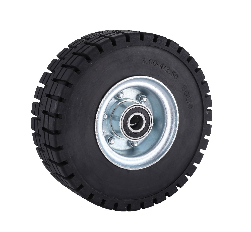 EK Black Elastic Rubber  Loaded  Wheels